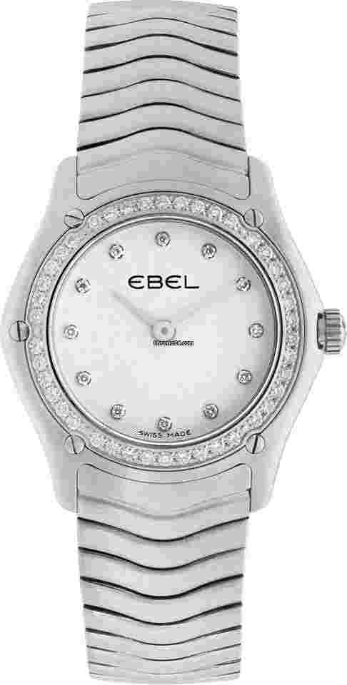 Ebel Sportwave
E9256f25 Stainless Steel 27mm watch E9256F25