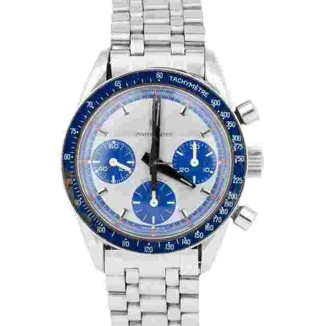 Universal Genève Compax
                           
                                 Nina Rindt Blue Stainless Steel 36mm Watch 885.107