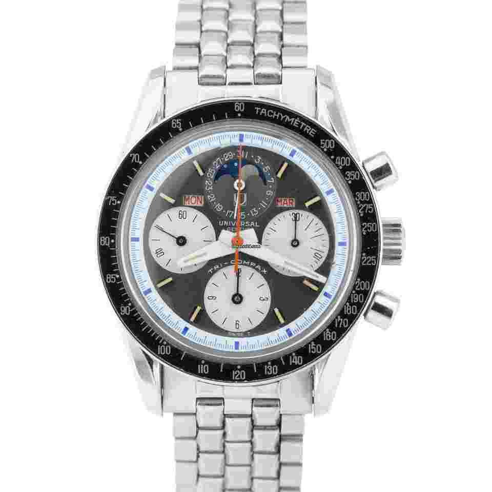Universal Genève Tri-Compax
                           
                                 RARE 1968 Universal Geneve Tri-Compax Triple Calendar Moonphase 881.101/03 Watch