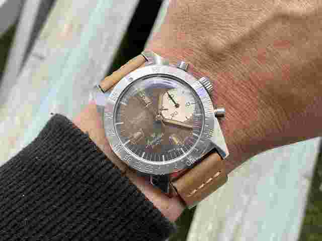 Aquastar
                           
                                 DUWARD AQUASTAR DEEPSTAR MK2 Vintage swiss hand winding watch Ref. 92 Cal. Valjoux 92. ICONIC