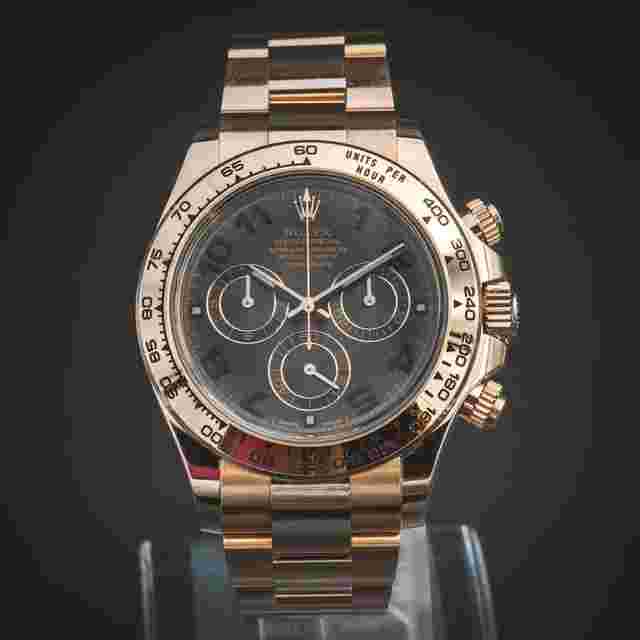 Rolex Daytona
                           
                                 116505 Chocolate Arabic Everose Rose Gold Oyster Bracelet (Discontinued)