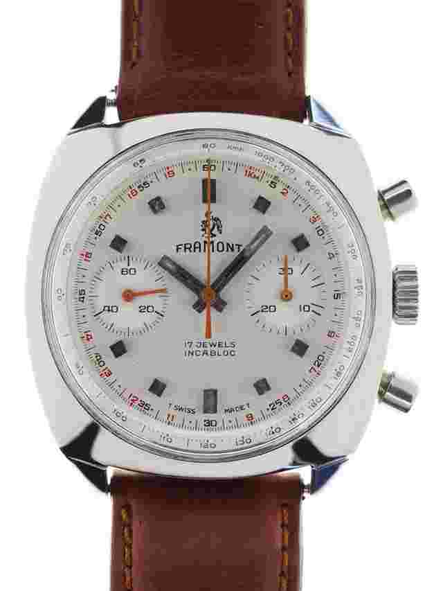Framont Valjoux 7733 Stainless Steel 1960s 