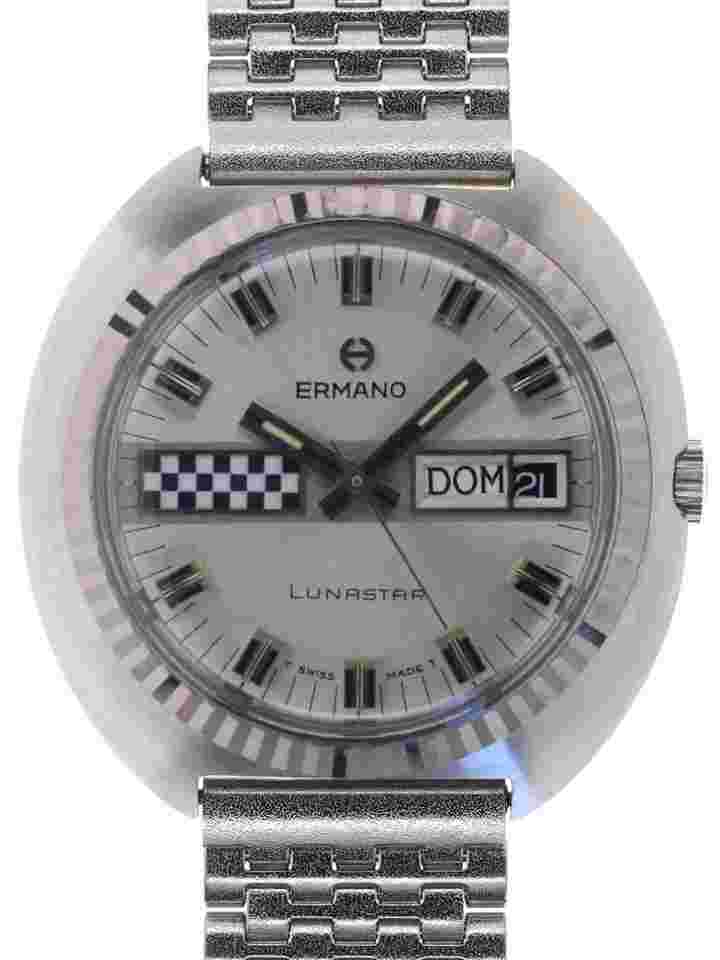 Ermano Lunastar NOS Stainless Steel 1970s 