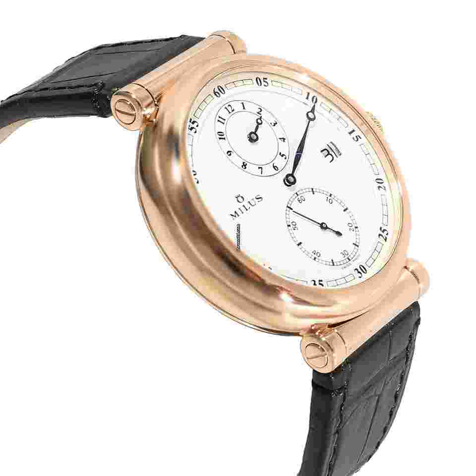 Milus Zetios
                           
                                 Regulator ZET-ZP01 Men's Watch in 18kt Rose Gold