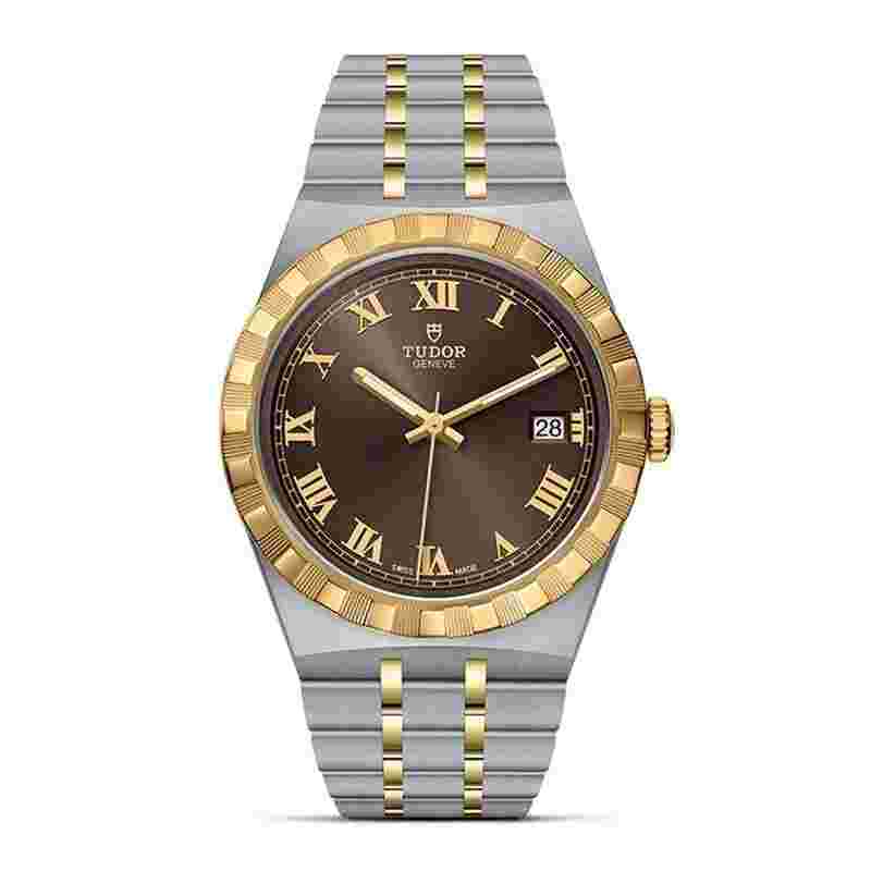 Tudor Royal S&G 38mm Steel Case Chocolate Brown Dial M28503-0007