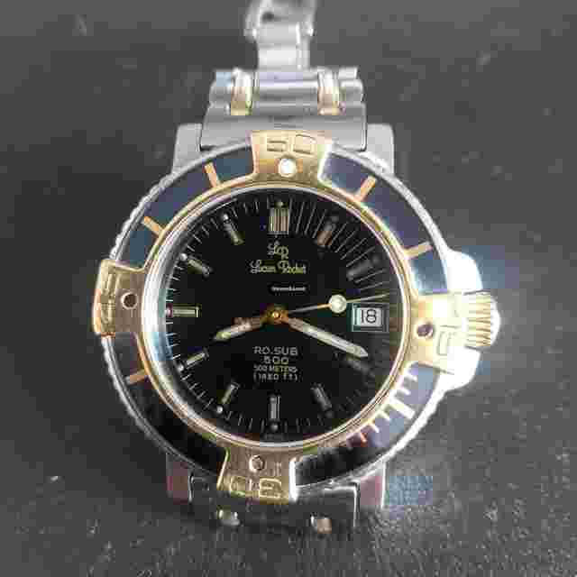Lucien Rochat
                           
                                 Ro.sub 500 steel gold 40 mm ref 23915062 automatic serviced + box