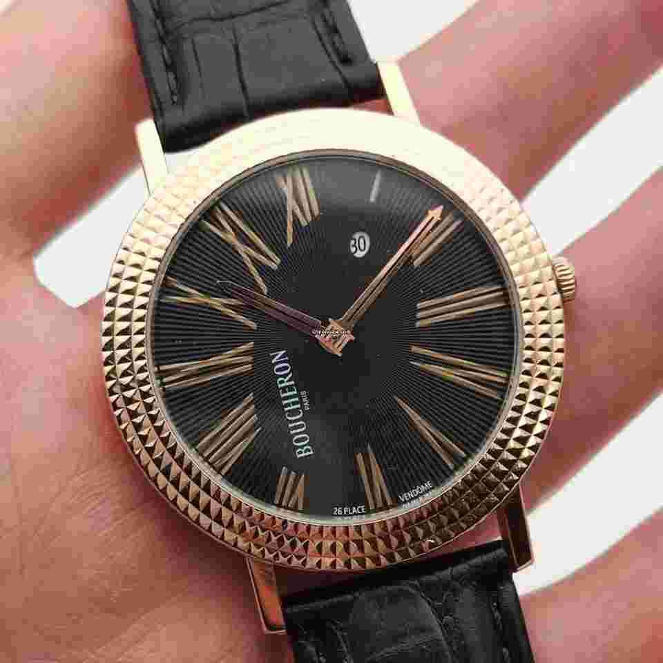 Boucheron
                           
                                 Limited edition rose gold quartz watch 38MM