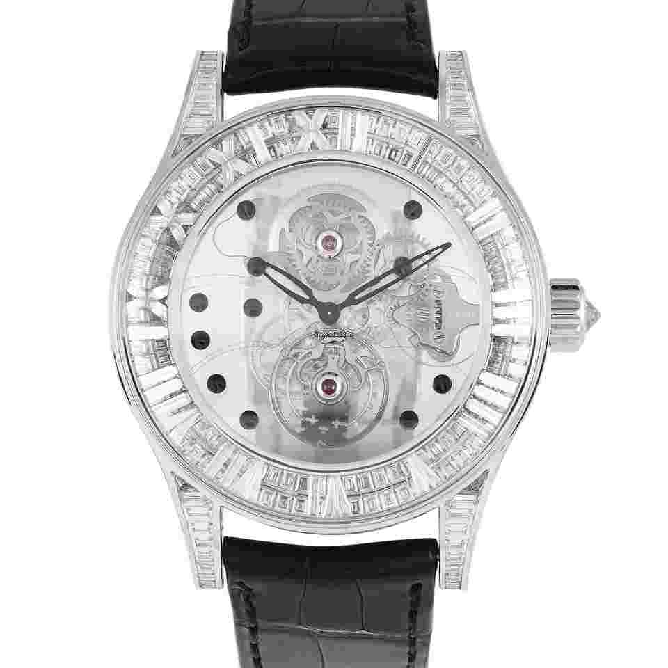 Corum Romvlvs
Tourbillon Billionaire White Gold Diamond Watch 372.719.69/0F810000