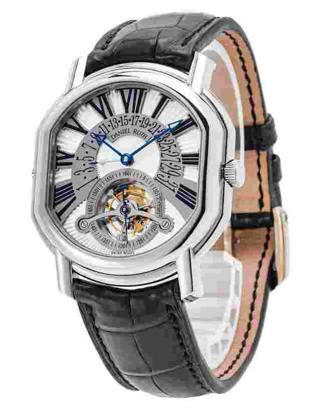 Daniel Roth
                           
                                 Masters Tourbillon Retrograde Date 18K White Gold Men's Watch