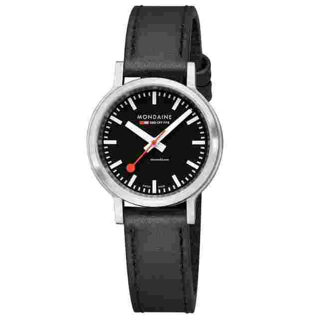 Mondaine Stop2go
                           
                                 MST.34020.LBV Steel 34 mm Black Dial Quartz Women's Watch