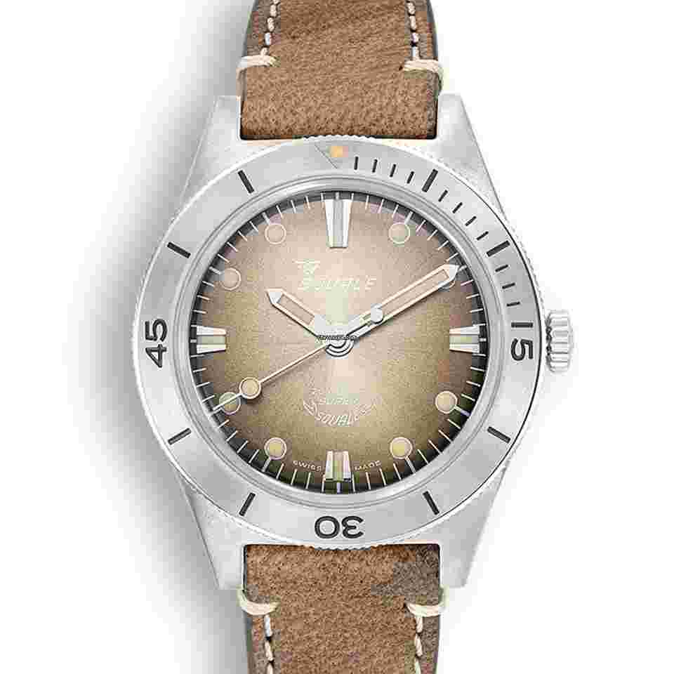 Squale
Super-Squale Sunray Brown Leather 38mm Automatic SUPERSSBW.PBW