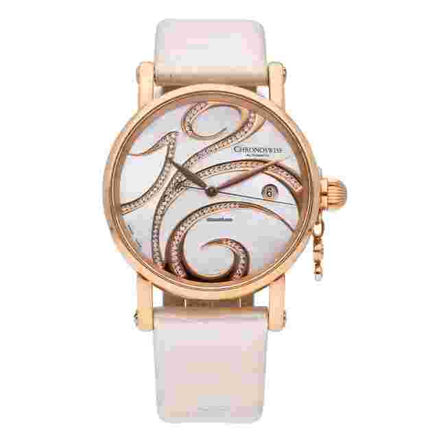 Chronoswiss
                           
                                 Swing 18k Rose Gold MOP Dial 38mm Ladies Watch CH-2821LLR-SW