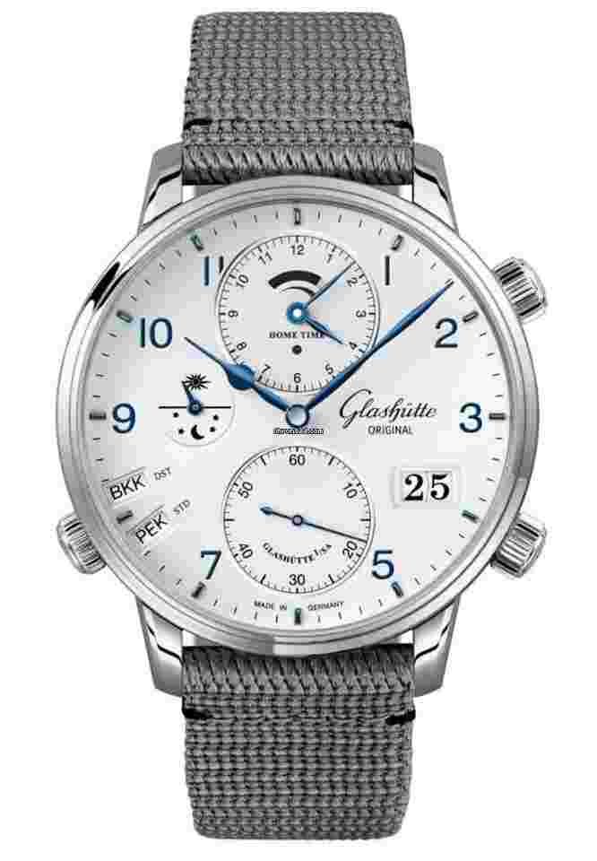Glashütte Original Senator Cosmopolite
44mm Steel Grey Men’s Watch 1-89-02-03-02-66