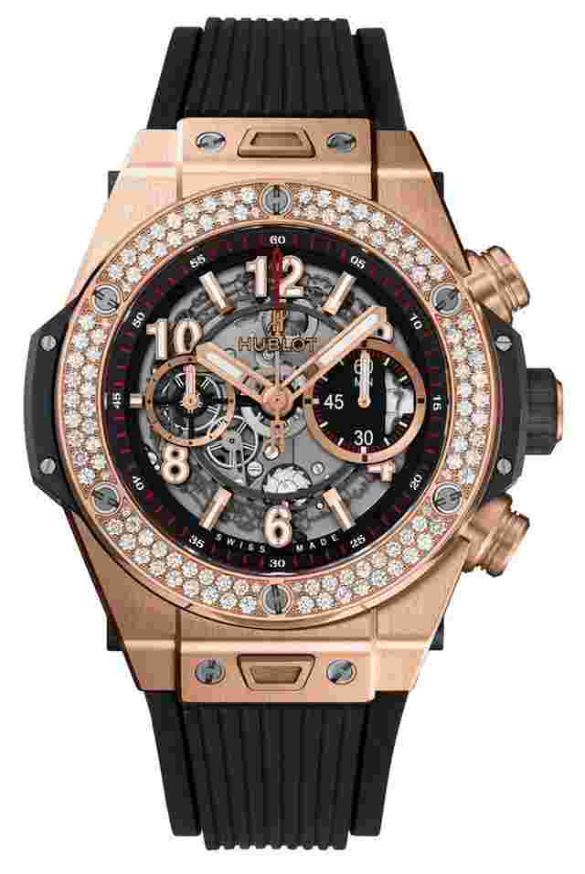 Hublot Big Bang Unico
                           
                                 King Gold Diamonds Men’s Watch 421.OX.1180.RX.1104