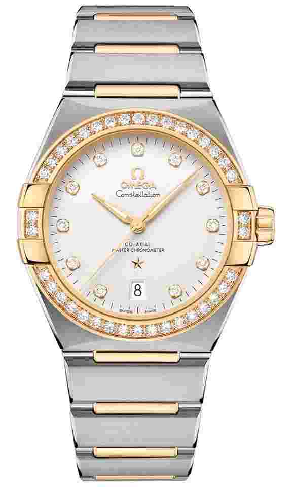 Omega Constellation
Co-Axial Master Chronometer 39mm Yellow Gold Steel Diamond Men’s Watch 131.25.39.20.52.002