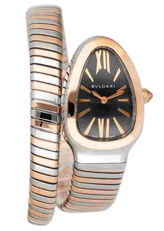 Bulgari Serpenti
Tubogas 35 mm Rose gold & Steel Ladies Watch 102123