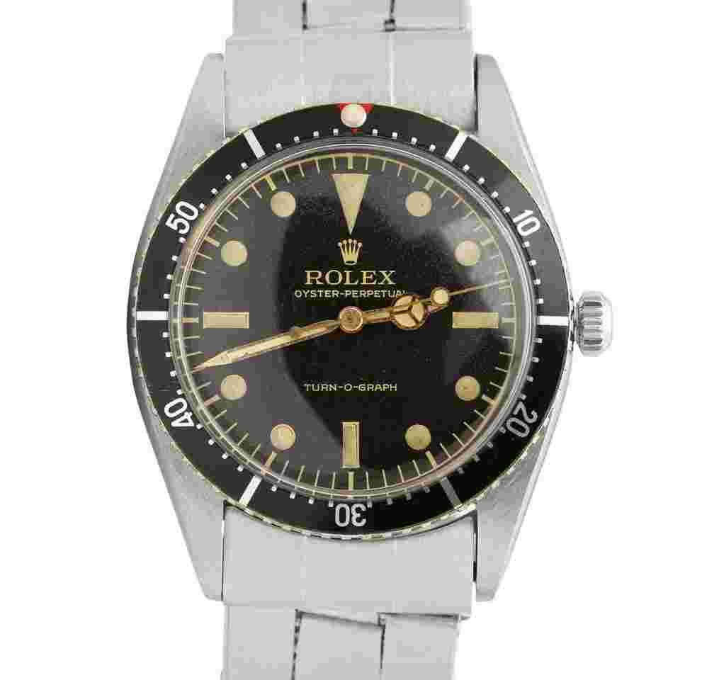 Rolex
RARE VINTAGE 1953 Rolex Turn-O-Graph 6202 Black Stainless Steel 35mmWatch 951XXX