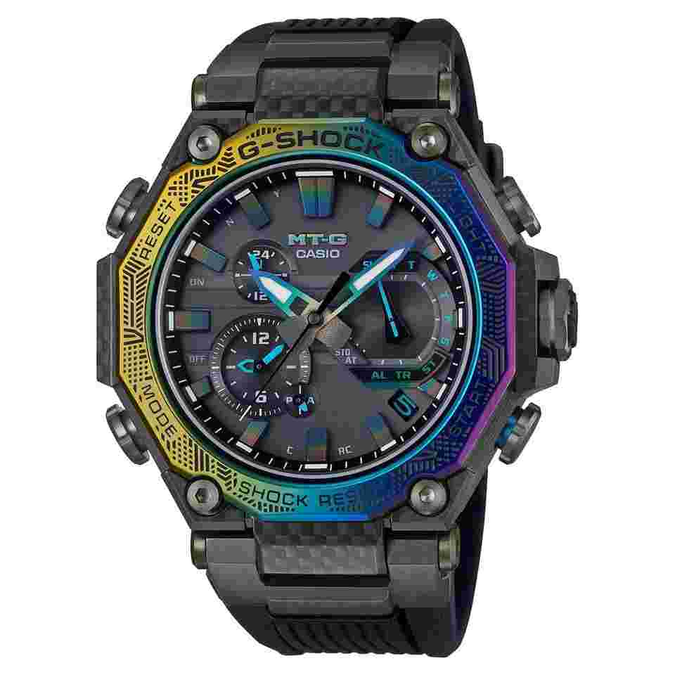 Casio G-Shock
MTG MTGB2000YR-1A City Illumination Rainbow Bluetooth Watch