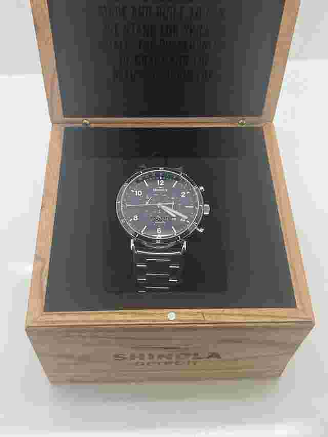 Shinola
                           
                                 The Canfield Sport Blue Dial Stainless Steel Watch 45mm S0120089890