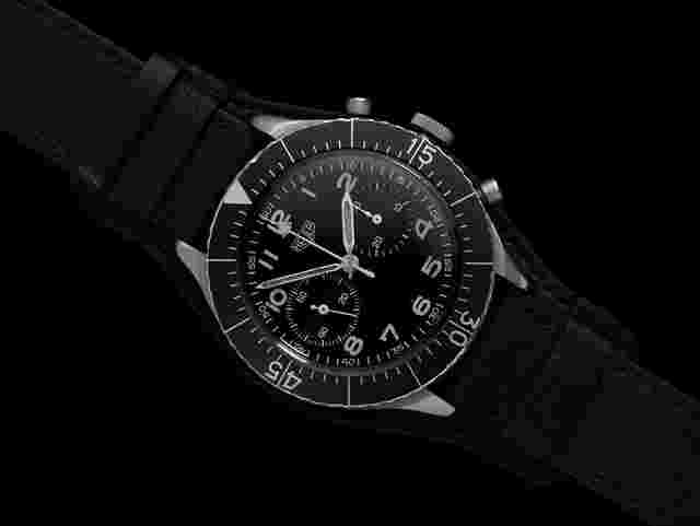 Heuer
                           
                                 1960's Bundeswehr 1550SG Vintage Flyback Chronograph Mens Watch - Stainless Steel
