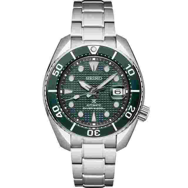 Seiko Prospex
                           
                                 Sumo Ice Green Dial 200M Divers Men's Watch SPB177