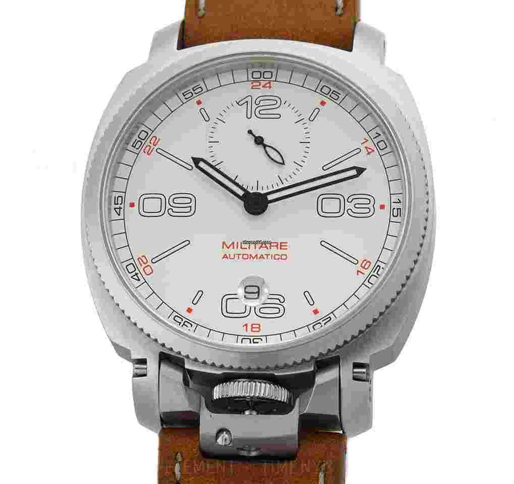 Anonimo Militare
                           
                                 Automatico Stainless Steel 43mm White Dial LTD ED XXX\\/1503