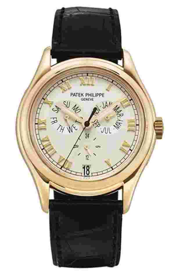 Patek Philippe Annual Calendar Complicated Watches Annual Calendar 18K Yellow Gold Men's Watch