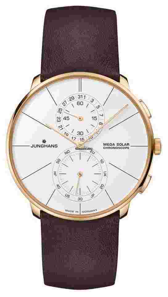 Junghans
Meister Fein Chronoscope MEGA Solar 39.5mm White Dial Watch 59/7201.00