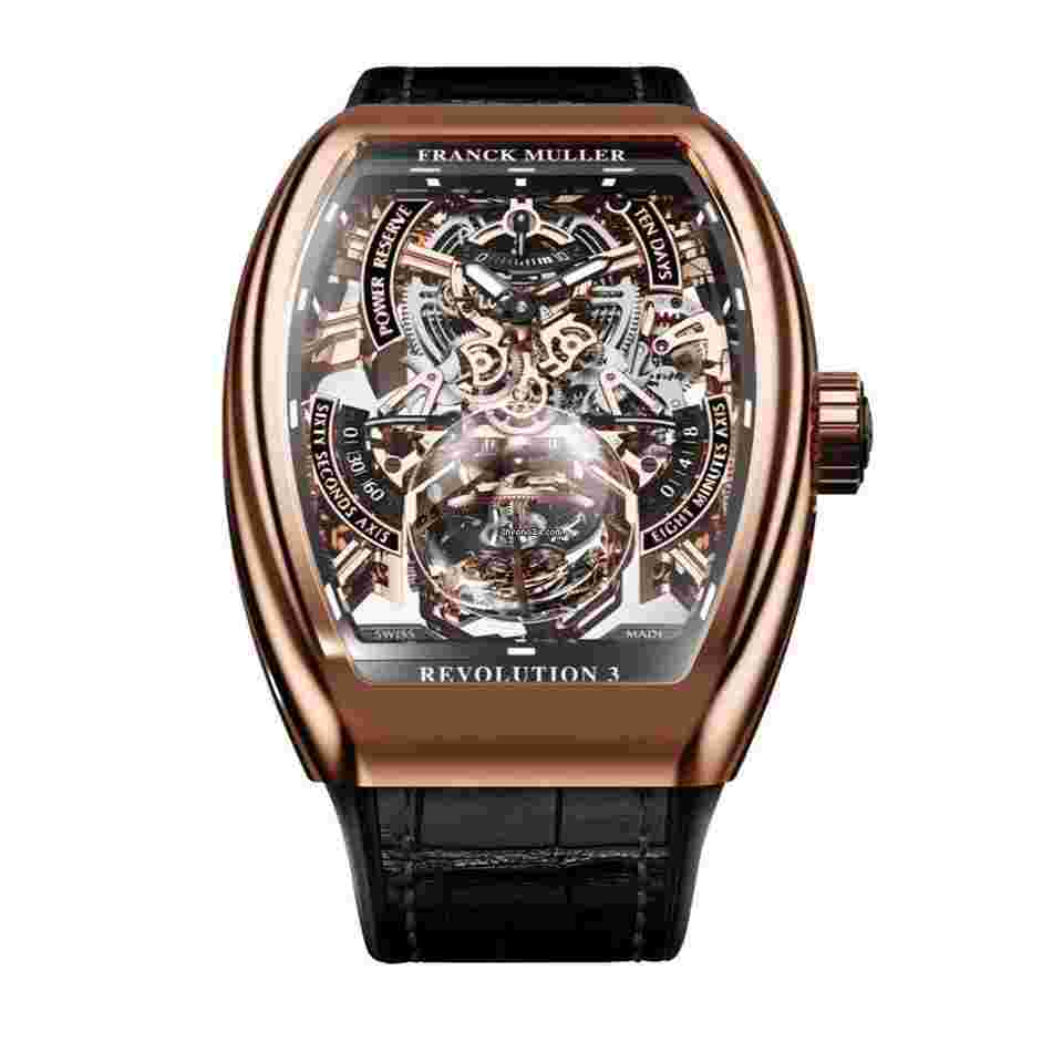 Franck Muller
                           
                                 Vanguard Revolution 3 Skeleton Tourbillon