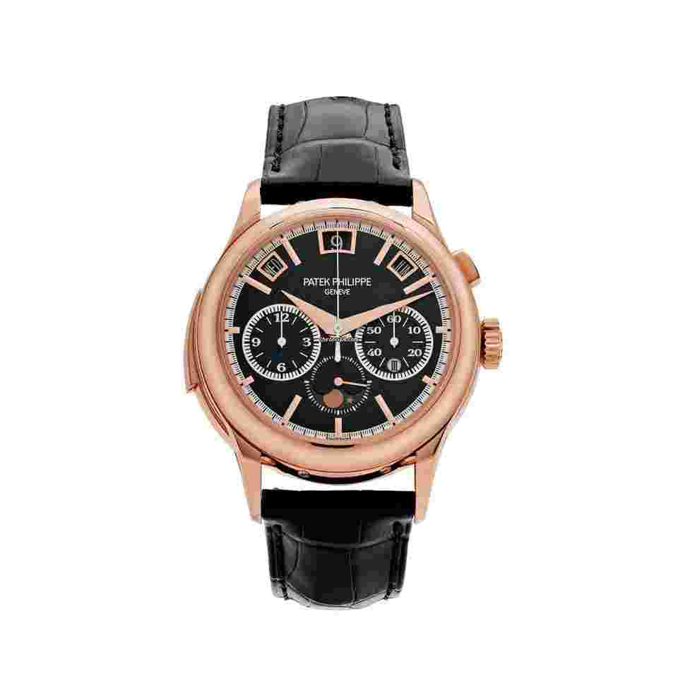 Patek Philippe Minute Repeater Perpetual Calendar
                           
                                 Grand Complications 5208R-001 Minute Repeater Perpetual Calendar Rose Gold Black Dial
