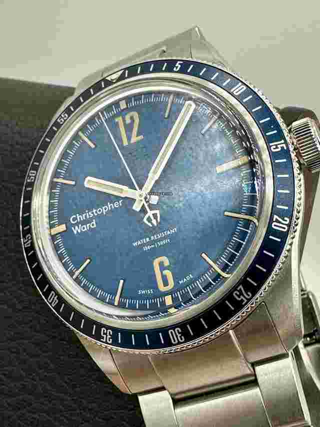 Christopher Ward
                           
                                 C65 TRIDENT DIVER BLUE SWISS AUTOMATIC 41MM 150M BRACELET