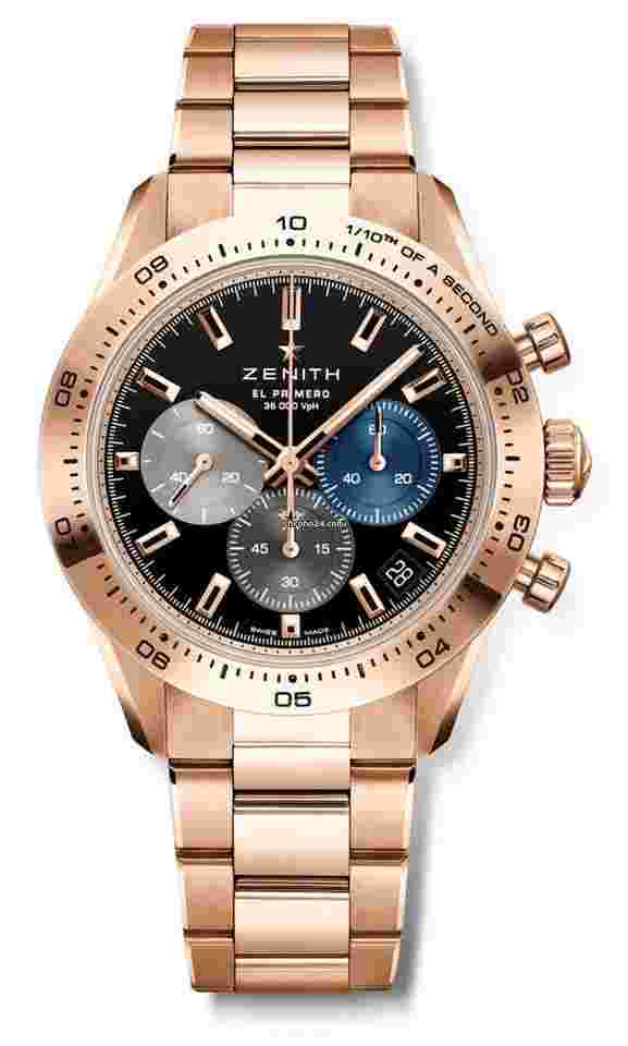 Zenith Chronomaster Sport
                           
                                 Black Tricolor Rose Gold Men’s Watch 18.3101.3600/21.M3100