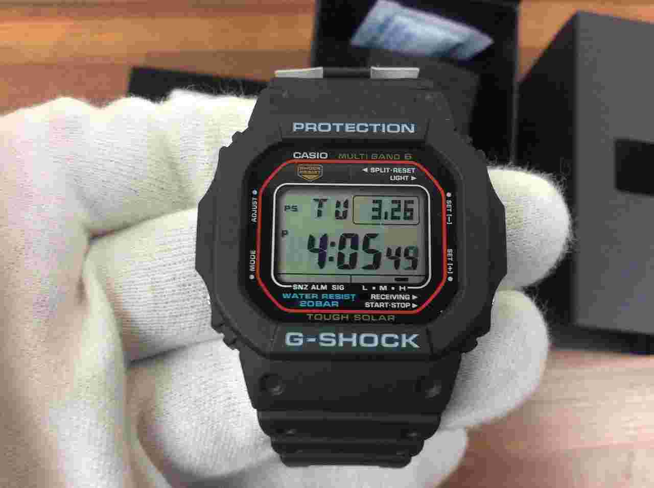 Casio G-SHOCK GW-M5610U-1JF Black Red Solar Brand new full set box and papers