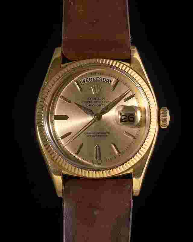 Rolex Day-Date 36
                           
                                 early 1803 Swiss douphine hands