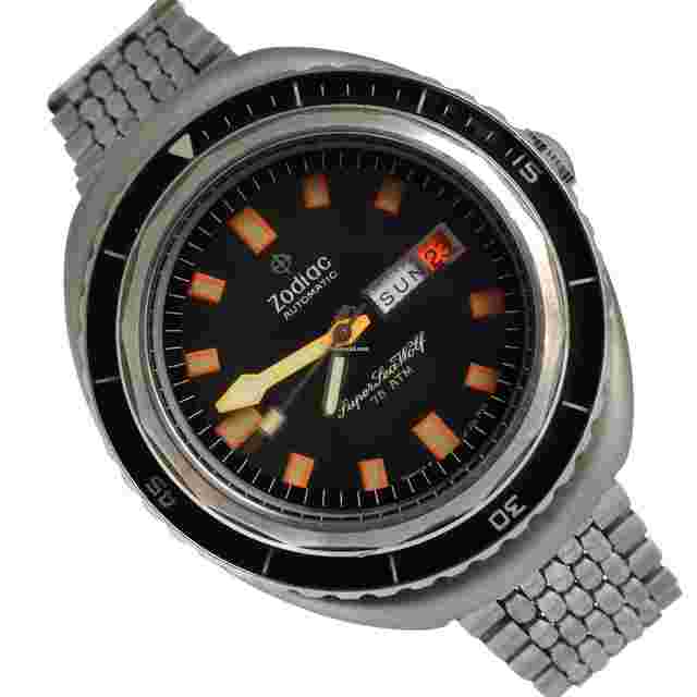Zodiac Sea Wolf
                           
                                 Super Seawolf 862-836 Diver Automatic Full Set 1969's