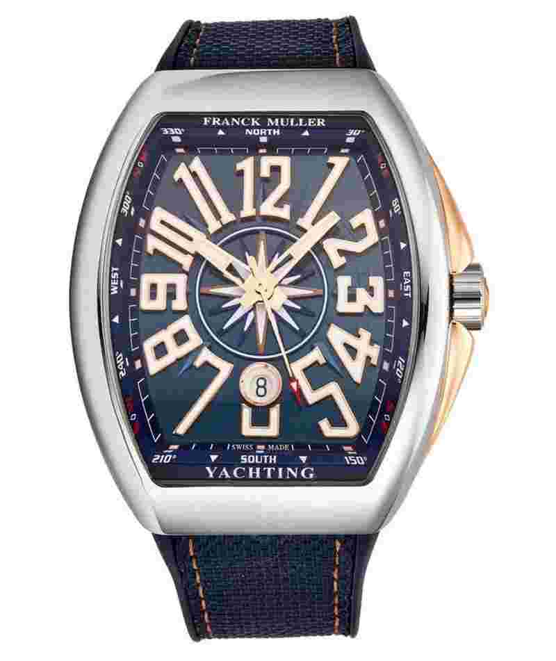 Franck Muller Vanguard
                           
                                 YACHTING 45MM V 45 SC DT 18K ROSE GOLD/STAINLESS STEEL MEN'S WATCH