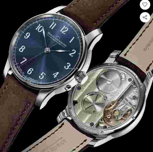 Moritz Grossmann
                           
                                 Central Second Steel Blue Dial 41mm Watch Limited Edition 25 pieces