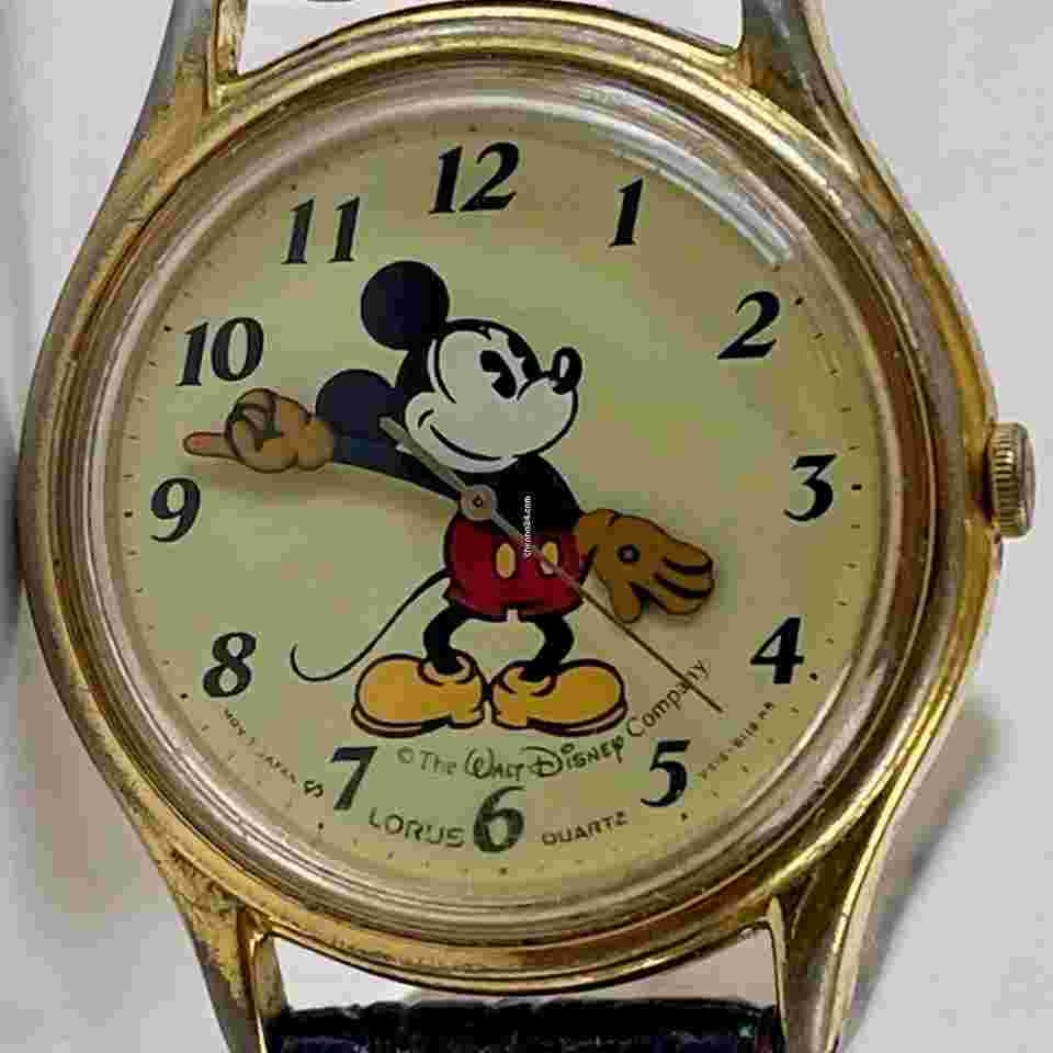 Lorus
                           
                                 The Walt Disney Company MICKEY MOUSE Gold Capped Vintage