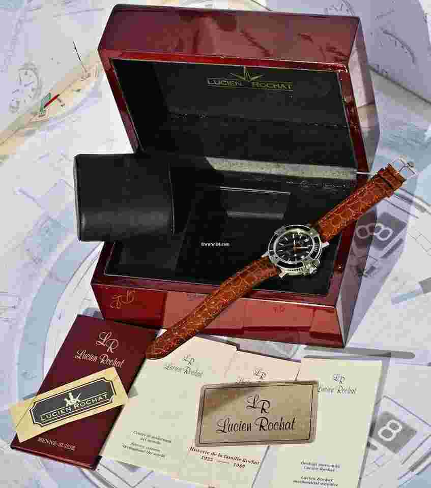Lucien Rochat
                           
                                 Royal Sub Diver 500mt Bezel Sapphire Inserts Full Set Watch