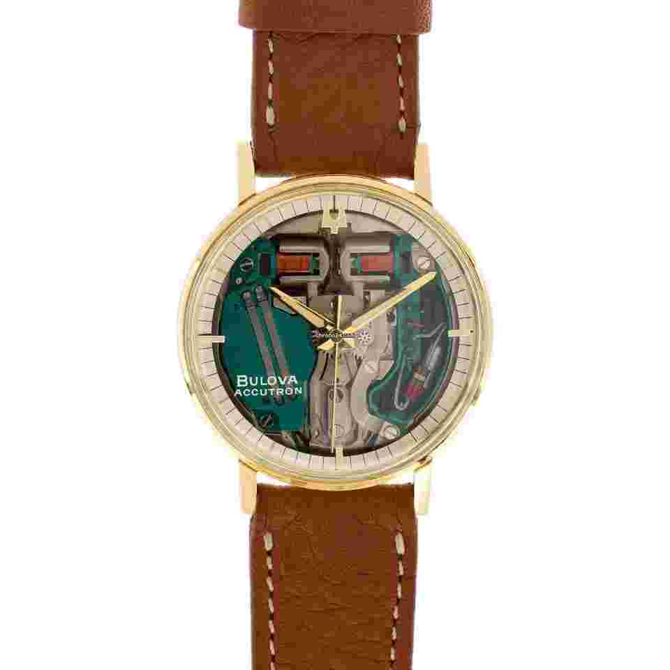 Bulova Accutron
                           
                                 Spaceview 18 KT YELLOW GOLD REALLY RARE