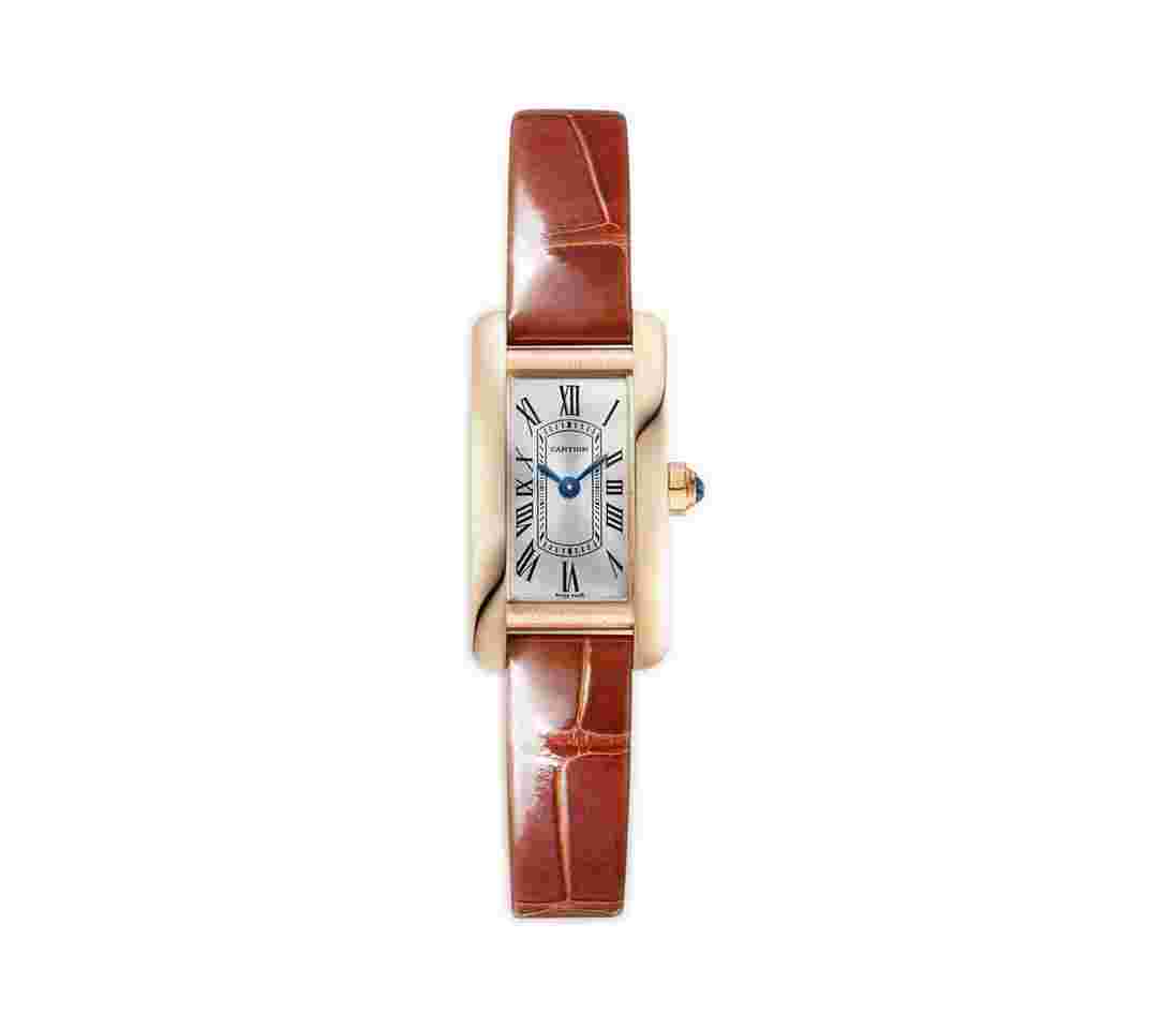 Cartier Tank Américaine
                           
                                 15mm Mini Tank Americaine 18k RG
