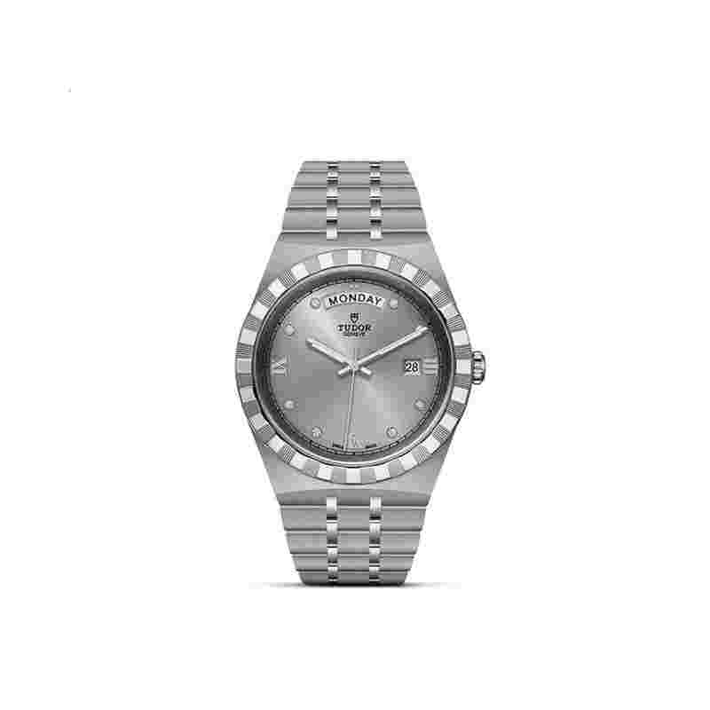 Tudor Royal
Unworn 2024 Royal Stainless Steel and Diamond-set 41mm Ref# M28600-0002 box and papers
