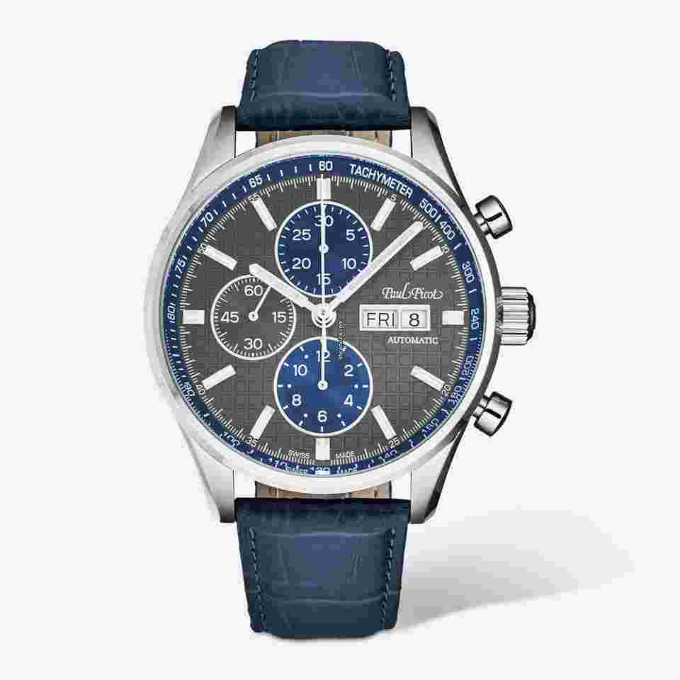 Paul Picot Gentleman
Blazer Chronograph Grey Dial Men's Automatic Watch