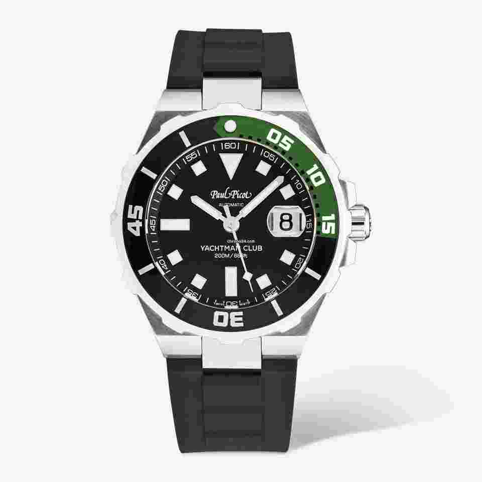 Paul Picot Yachtman
Club Black Dial Men's Automatic Watch