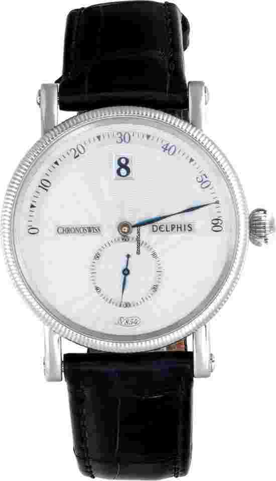 Chronoswiss Delphis
CH 1421 W 18k White Gold 38mm watch