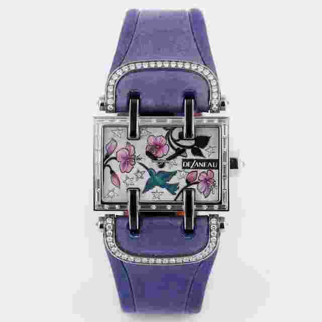 DeLaneau
                           
                                 Atame Colibri | REF. ATAD120.CO WG 78 COL04 02 CAS | 1 OF 2 | 18k White Gold | Box and Papers | RRP £119,900