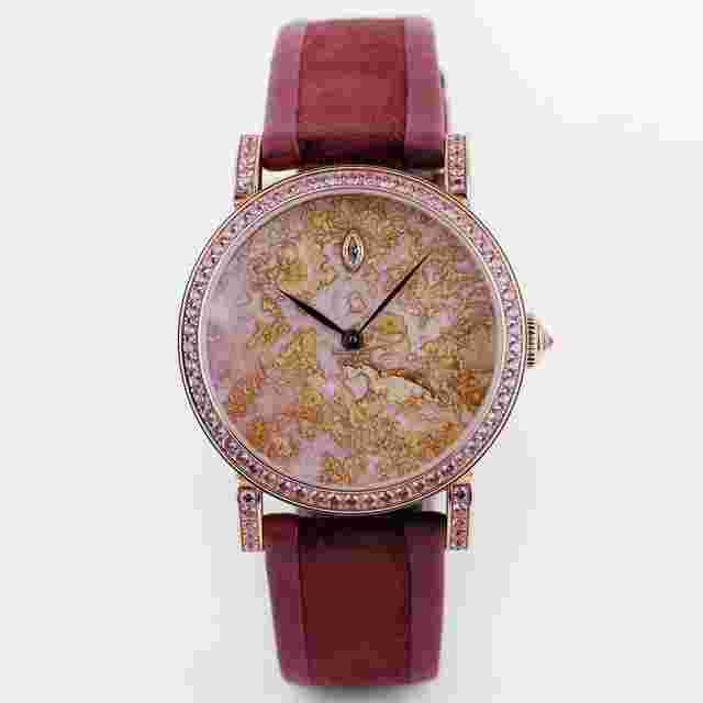 DeLaneau
                           
                                 Rondo 36 Crazy Lace Agate | REF. RON36005 RG PIE09 | Piece Unique | 18k Rose Gold | Box and Papers | RRP £33,520