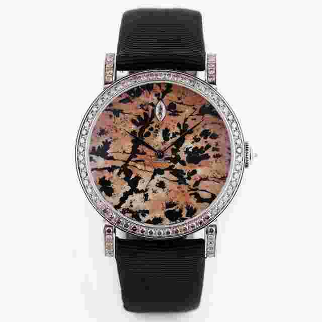 DeLaneau
                           
                                 Rondo 36 Italian Marble | REF. RON36004 WG PIE03 | Piece Unique | 18k Rose Gold | Box and Papers | RRP £32,400