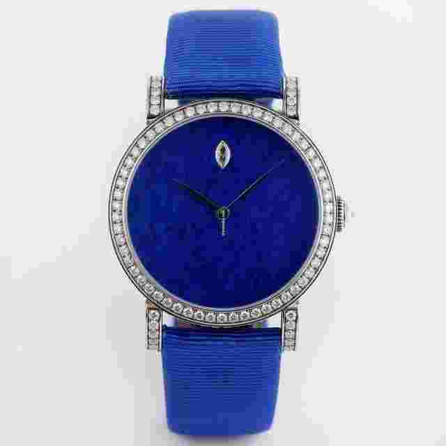 DeLaneau
                           
                                 Rondo 36 Lapis Lazuli | REF. RON36105 WG PIE01 | Piece Unique | 18k White Gold | Box and Papers | RRP £46,350
