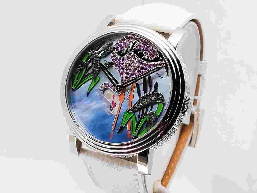 Boucheron Crazy Jungle
                           
                                 FLAMINGO WA010226 18K WHITE GOLD UNWORN
